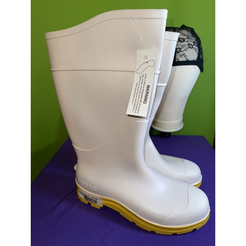 Servus Rubber boots  unisex. white/yellow 18828 New